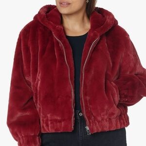THE DROP FAUX FUR JACKET SZ Xsm